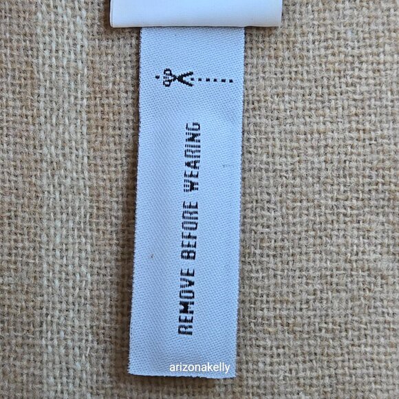 NWOT J. Crew Wool Woven Plaid Scarf Grey Tan Lavender Purple - Picture 2 of 10